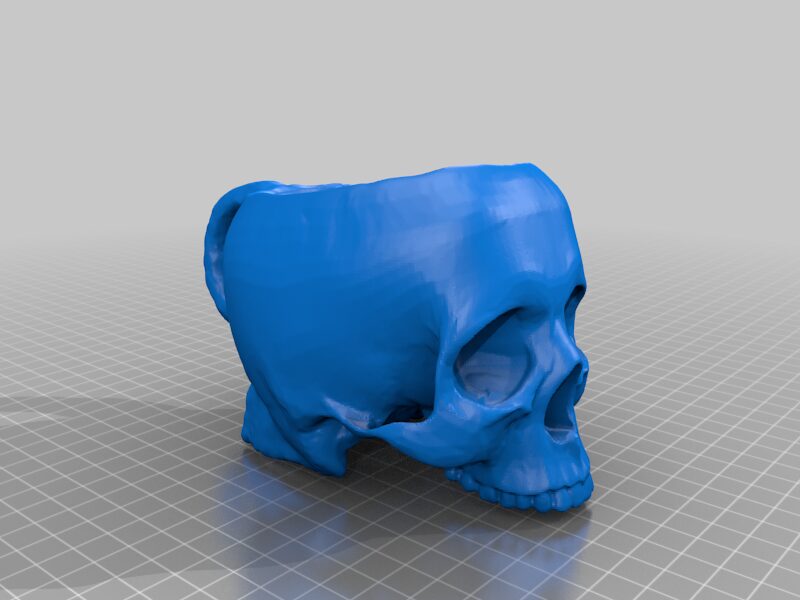 دانلود فایل سه بعدی رایگان ماگ طرح skull mug