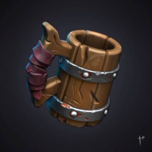 فایل سه بعدی ماگ medieval
